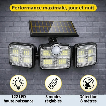 Lampe à détection pour maison sécurisée