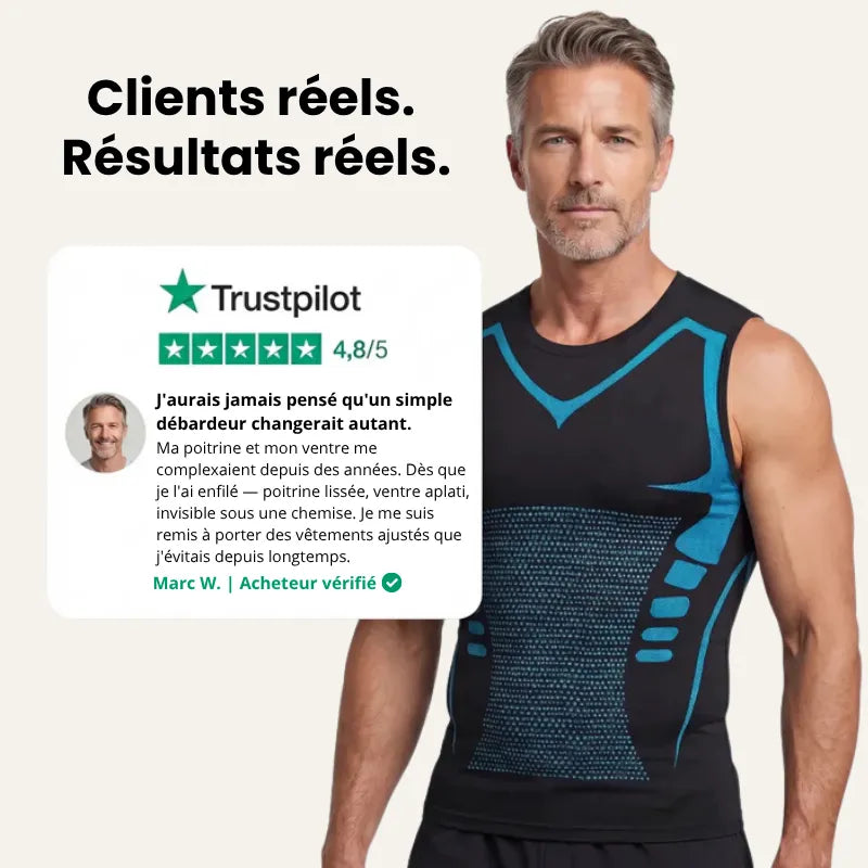Débardeur de compression gainant CB