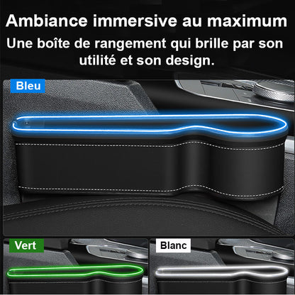 Organiseur de siège de voiture à LED