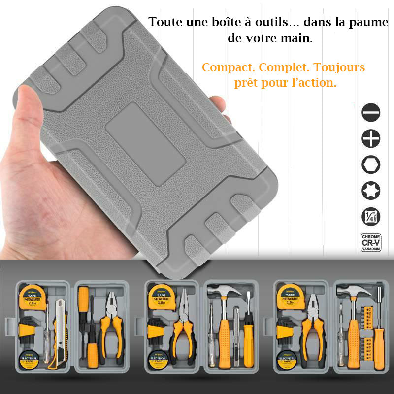 Kit d'outils de bricolage 24 pièces