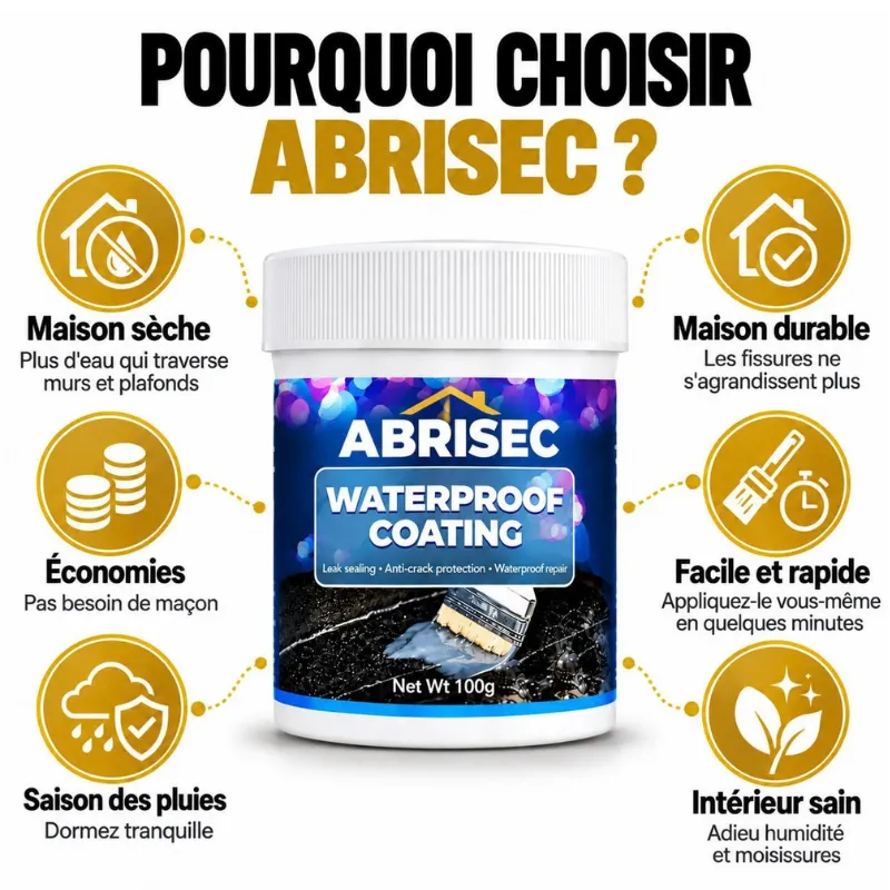 AbriSec – Protection anti-fuite pour toit et murs