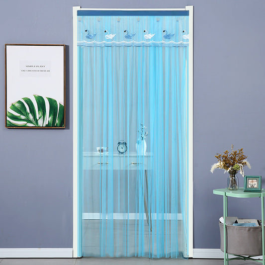 Rideau de porte transparent