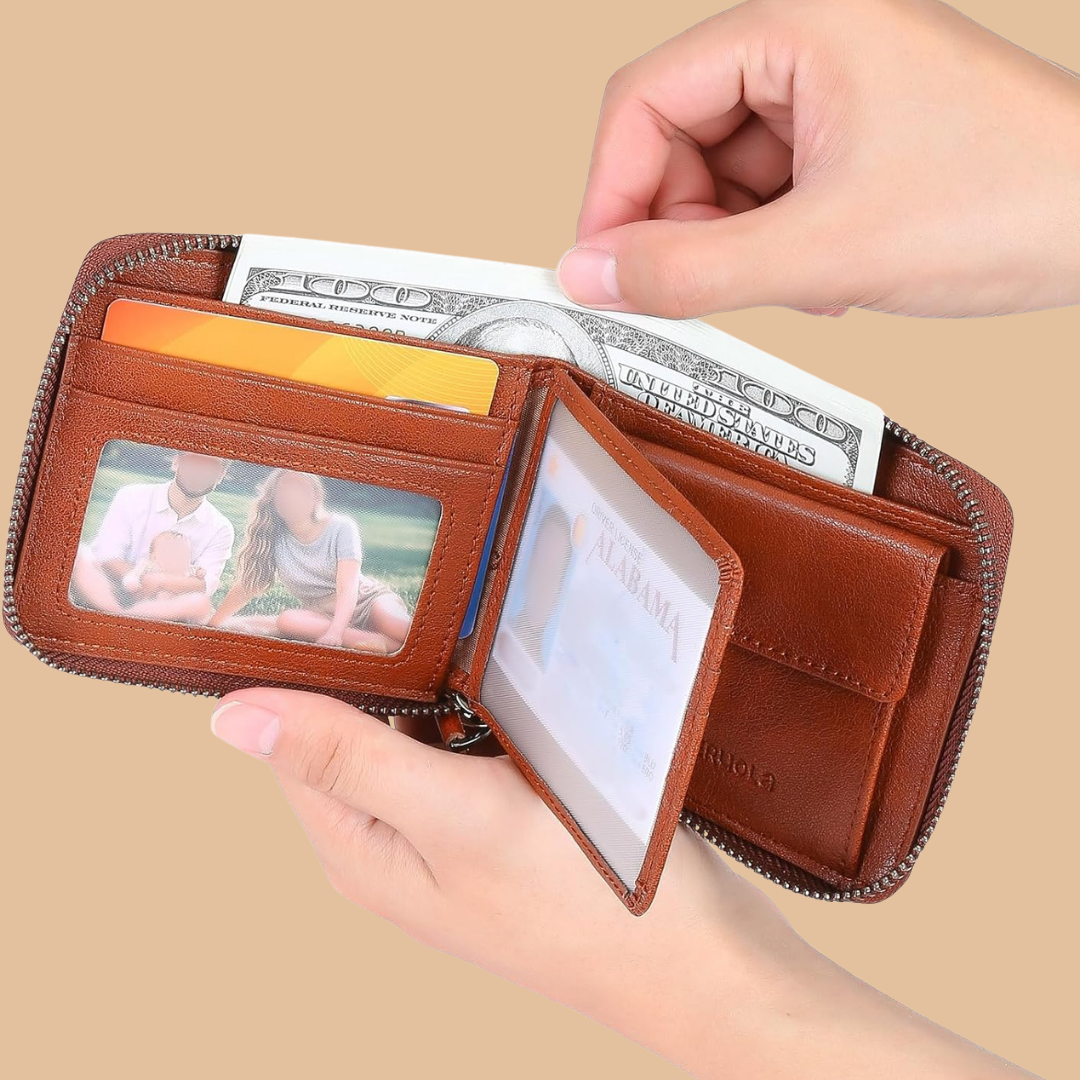 Mini portefeuille multi-carte rétro