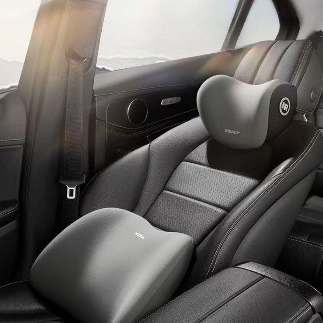 Appuie-tête et coussin de soutien pour voiture
