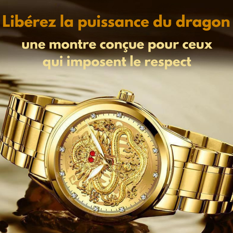 Montre luxueux dragon