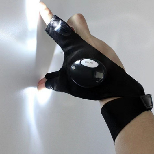 Gants avec Lampe Torche LED
