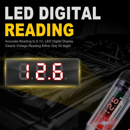 Testeur de circuit LED numérique de voiture