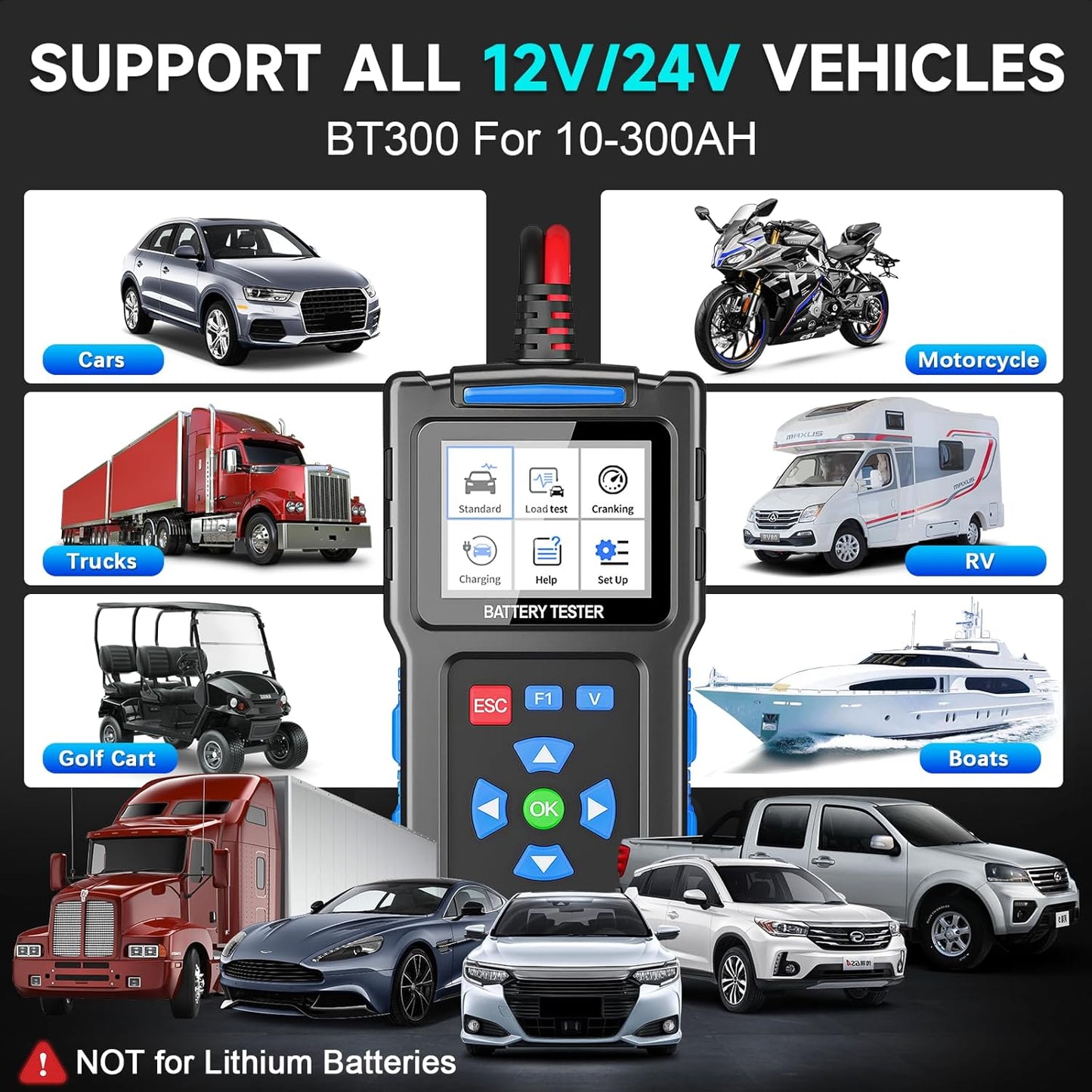 Testeur de batterie de voiture