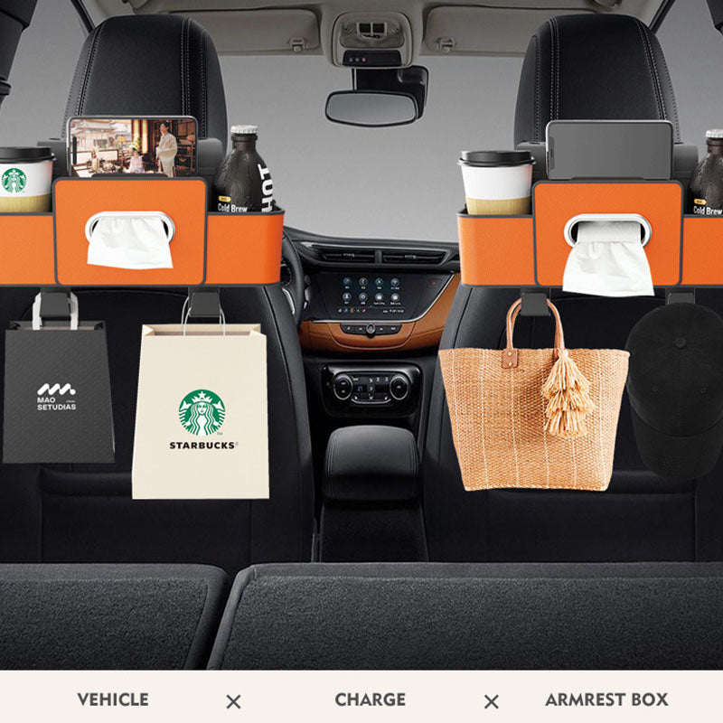 Boîte de rangement pour siège arrière de voiture