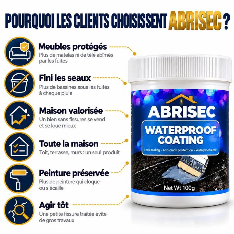 AbriSec – Protection anti-fuite pour toit et murs