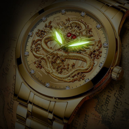 Montre luxueux dragon