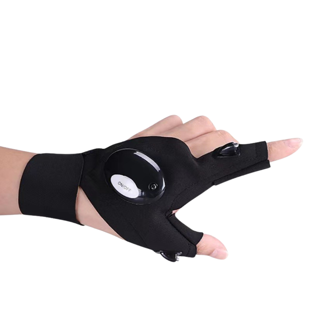 Gants avec Lampe Torche LED