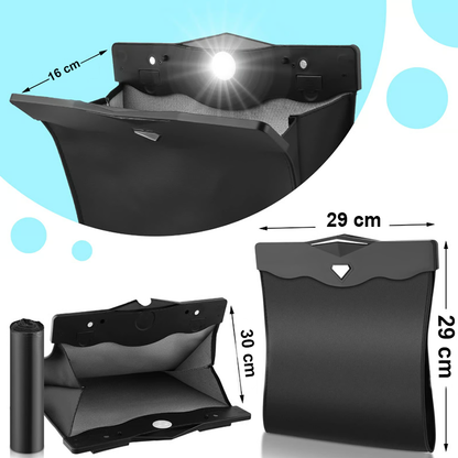 poubelles à LED intelligentes pour voiture