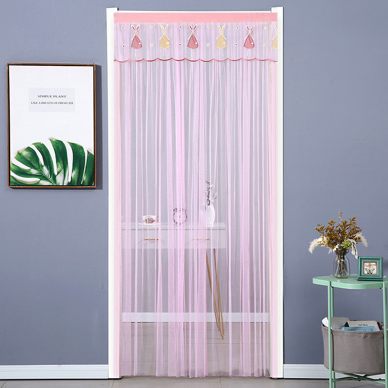 Rideau de porte transparent