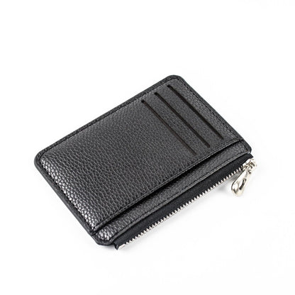 Porte-cartes en cuir minimaliste