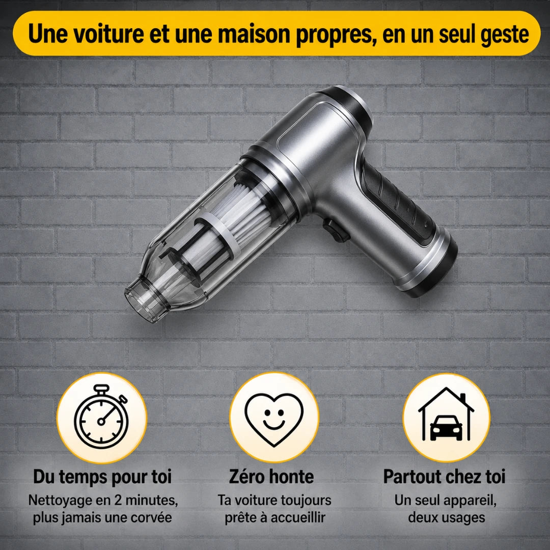 Aspirateur Sans Fil - Voiture et maison