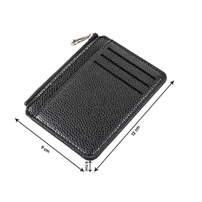 Porte-cartes en cuir minimaliste