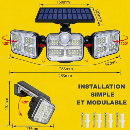 Lampe à détection pour maison sécurisée
