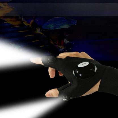 Gants avec Lampe Torche LED