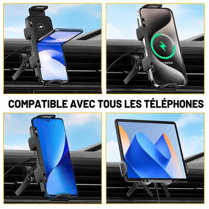 Support nouvelle génération Auto-Rotatif & Charge Rapide