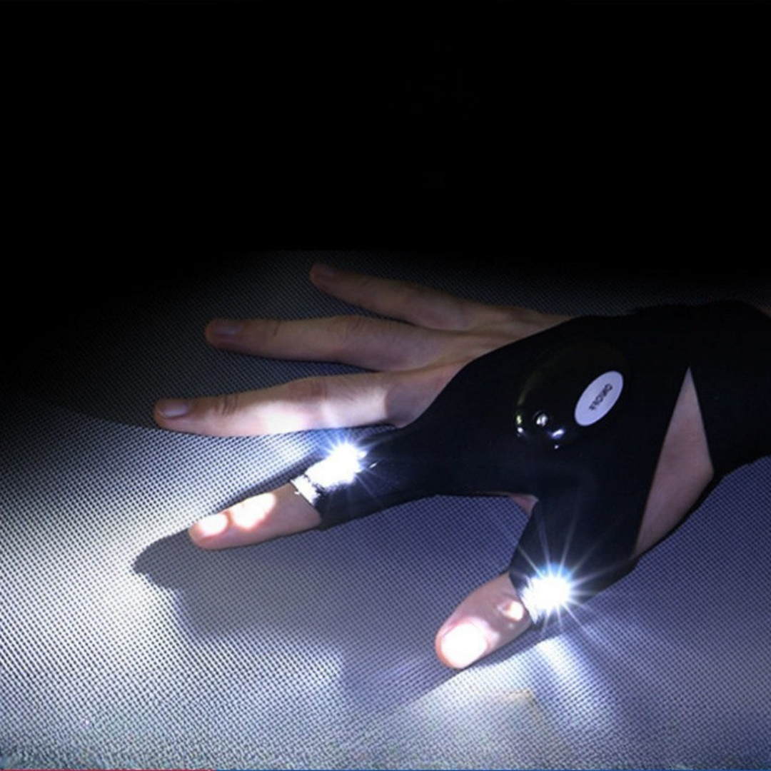 Gants avec Lampe Torche LED