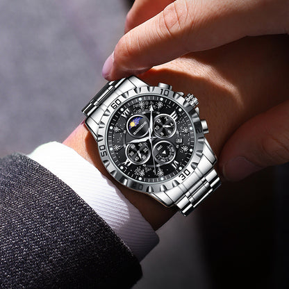 Montre à Quartz Automatique pour Homme – Élégance et Précision au Quotidien gb
