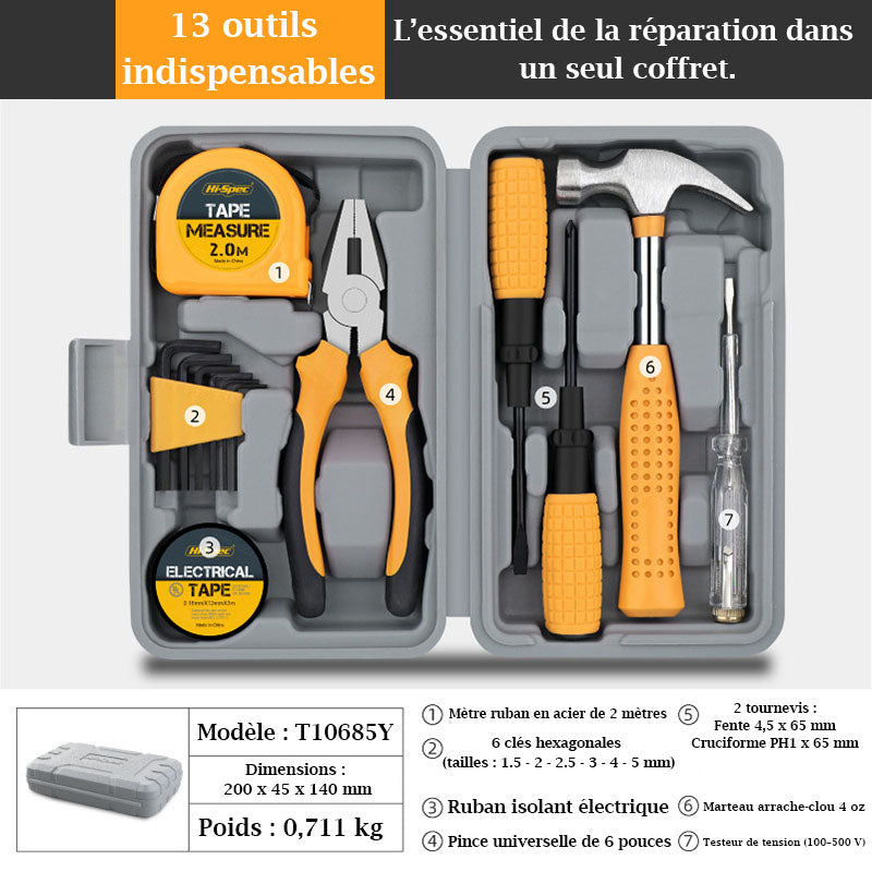Kit d'outils de bricolage 24 pièces