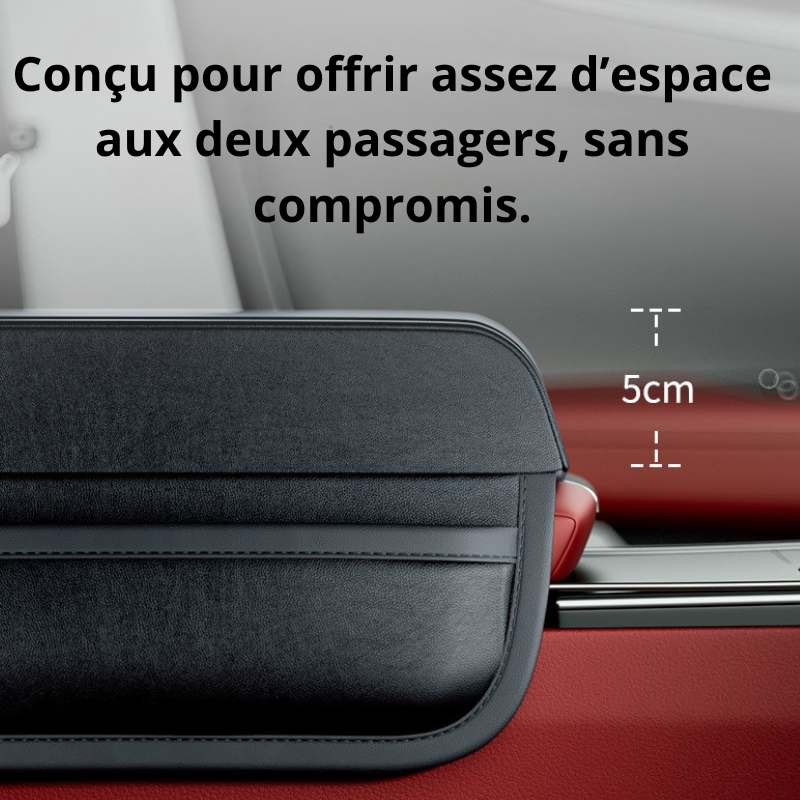 Accoudoir central de voiture en cuir