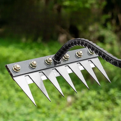 Râteau de jardin en métal