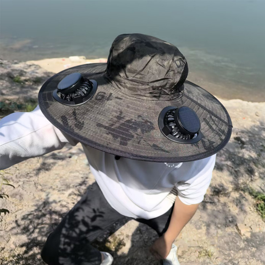 Chapeau de refroidissement à ventilateur solaire