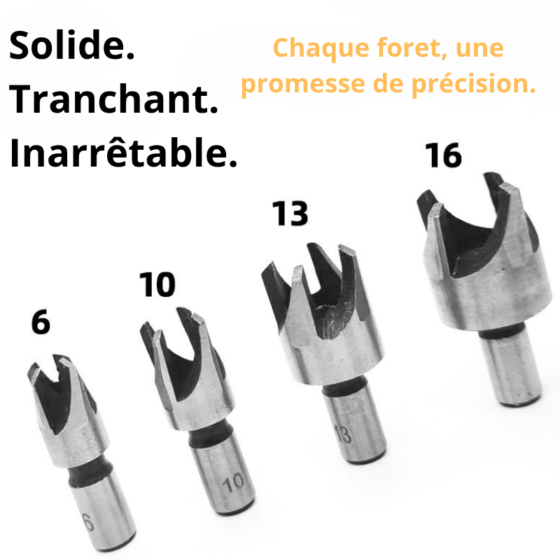 Ensemble 8 forets pour bois