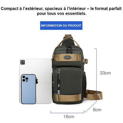 Sac à dos à bandoulière pour homme