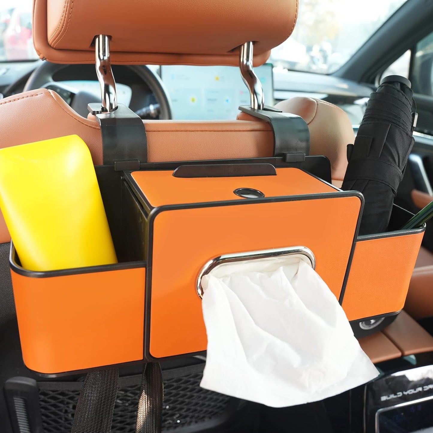 Boîte de rangement pour siège arrière de voiture