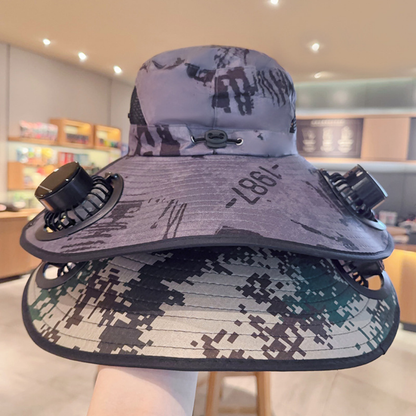 Chapeau de refroidissement à ventilateur solaire