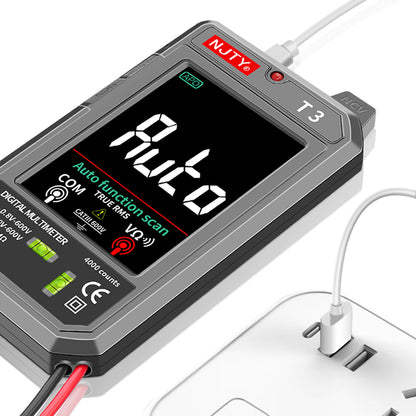 Multimètre numérique rechargeable pratique