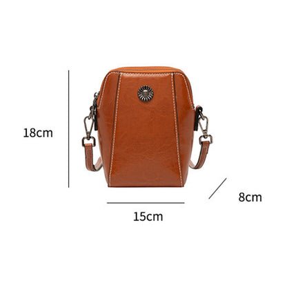 Petits sacs à bandoulière en cuir pour femmes