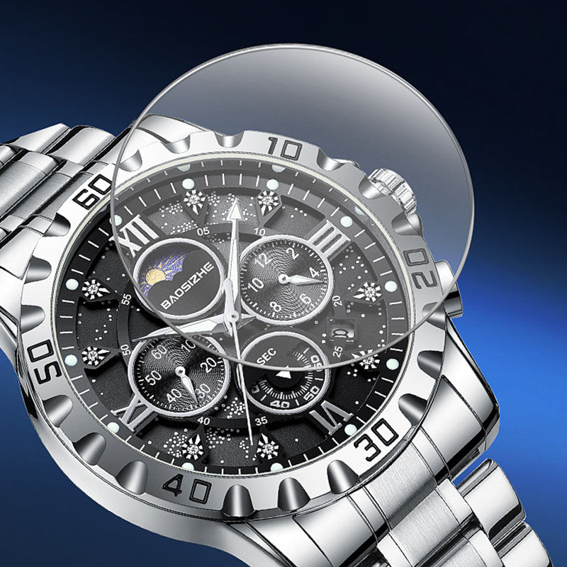 Montre à Quartz Automatique pour Homme – Élégance et Précision au Quotidien gb