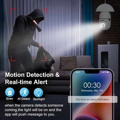 Caméra de surveillance à sécurité total