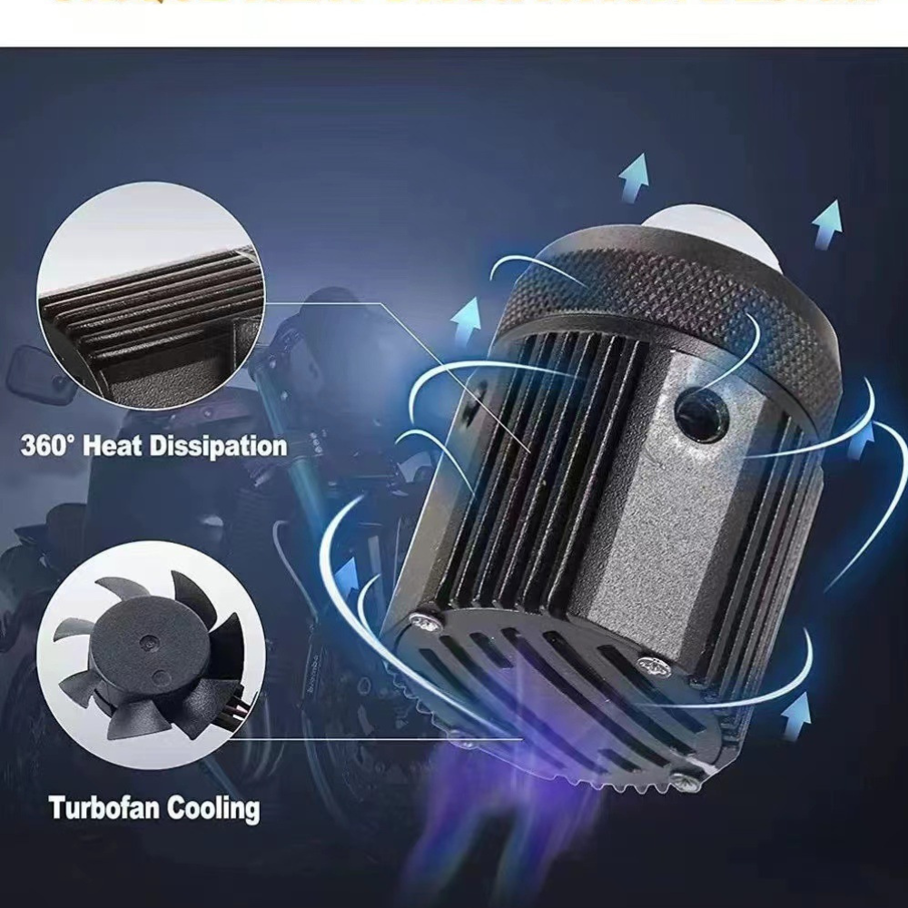 lampe de route LED pour moto