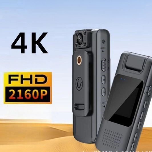 Caméra corporelle portable 4K GB