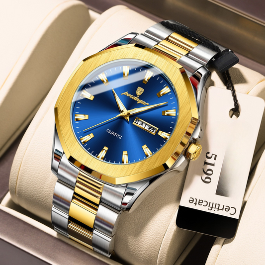 Montre-bracelet de luxe décontractée pour homme GB