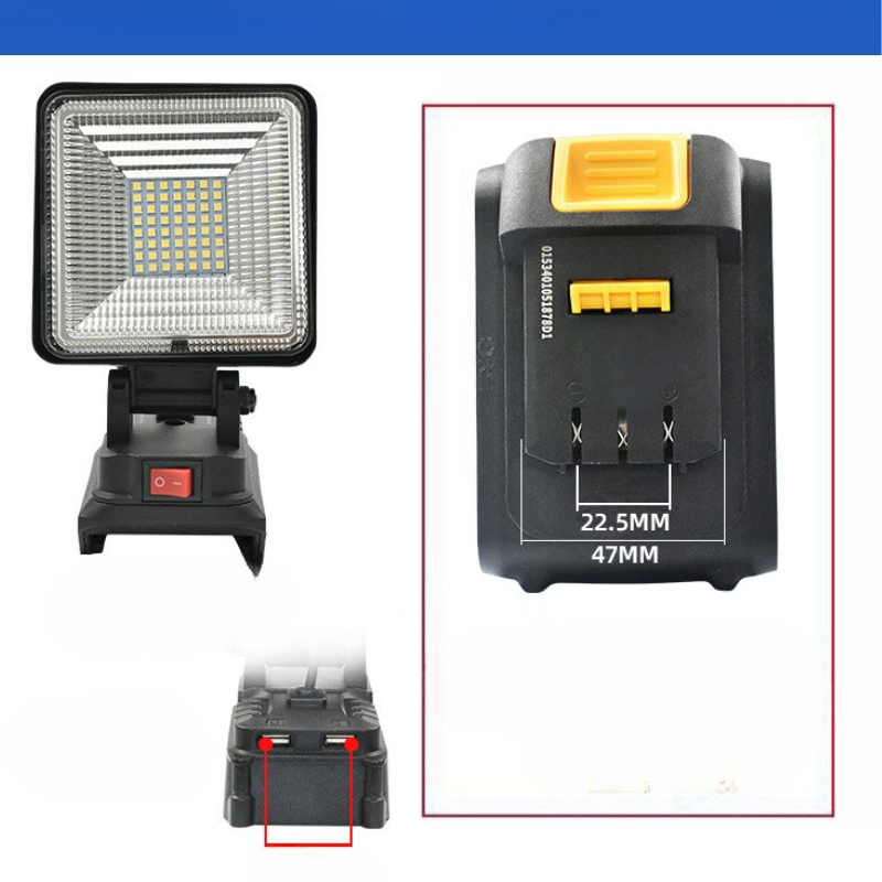 Lampe de travail LED sans fil ultra puissante
