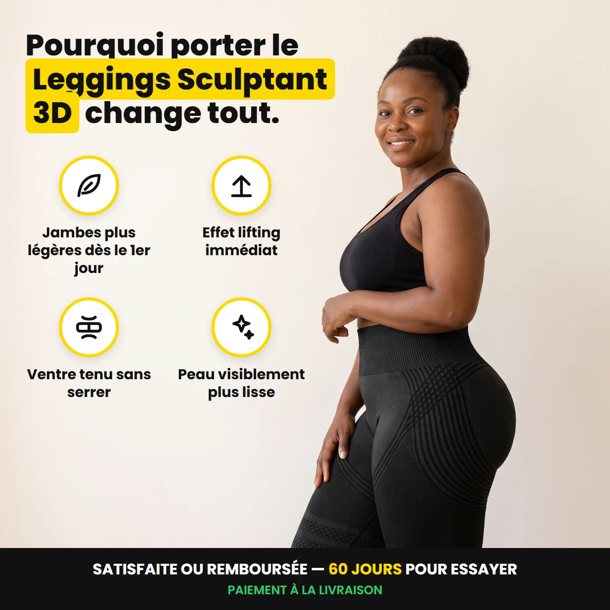 Leggings sculptants 3D
