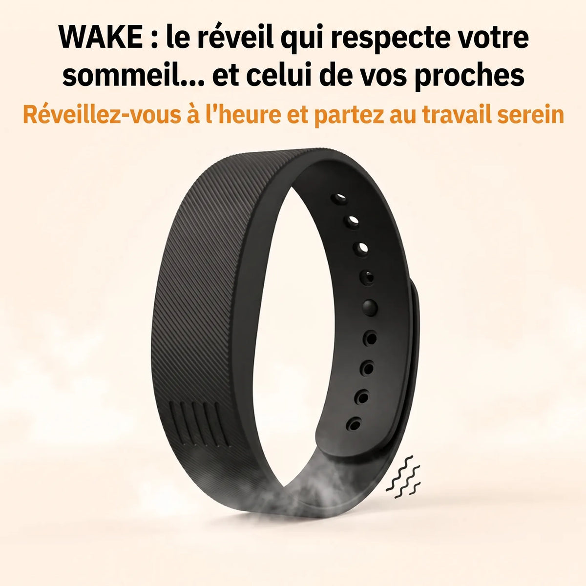 WAKE – Le réveil vibrant qui ne réveille que vous