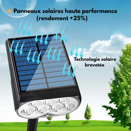 Spots solaires d'extérieur