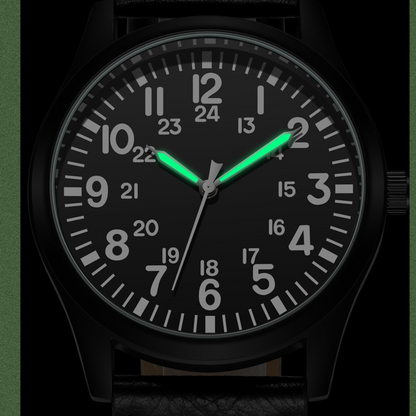 Montre Militaire Élégante et Décontractée
