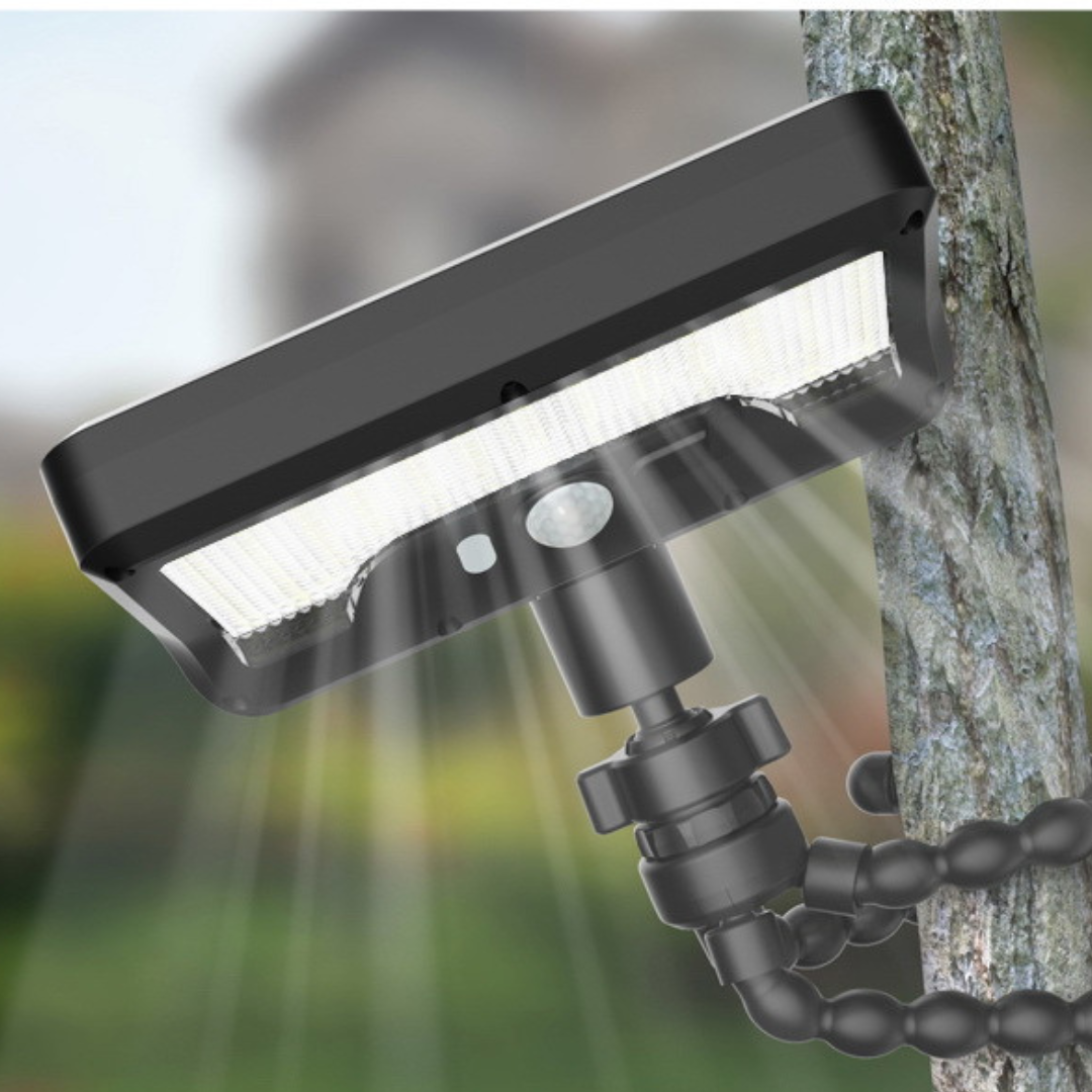 Lampe Solaire Extérieure avec Trépied Flexible