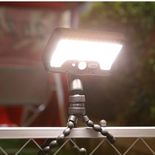 Lampe Solaire Extérieure avec Trépied Flexible