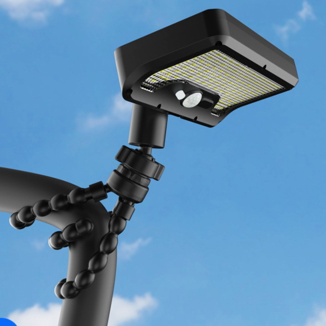Lampe Solaire Extérieure avec Trépied Flexible