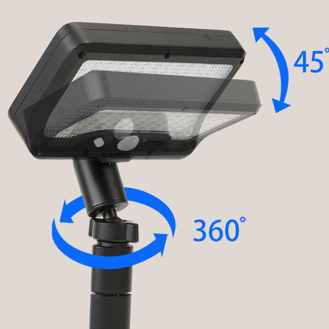 Lampe Solaire Extérieure avec Trépied Flexible